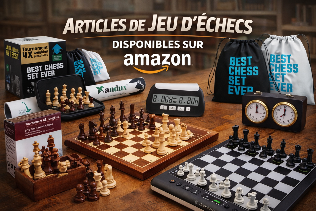 Articles de jeu d’échecs disponibles sur Amazon